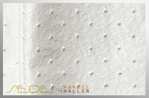 Naturweisse Dupion - Seide